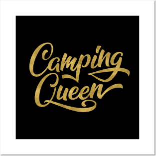 Camping Queen Posters and Art